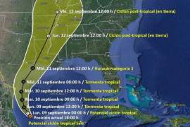 El SMN y el Centro Nacional de Huracanes de Estados Unidos establecieron zona de vigilancia por efectos de tormenta tropical