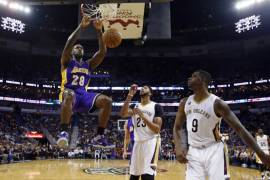 Lakers aplastó a Pelicans y cosechan su quinto triunfo