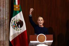 Ceremonia de conmemoración del 108 aniversario de la Constitución Política de los Estados Unidos Mexicanos celebrado en el Teatro de la Republica, en la ciudad de Querétaro. El evento estuvo presidido por la presidenta Claudia Sheinbaum y asistió gobernador Mauricio Kuri.