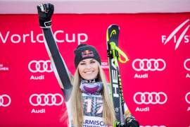 Una semana después de su regreso Vonn logra su primera victoria