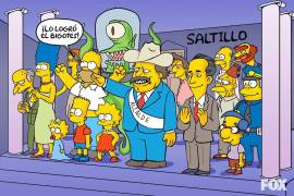 The Simpsons... ¿predicen que Guadiana será alcalde de Saltillo?