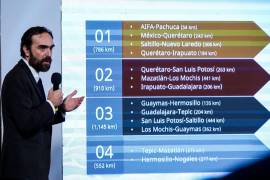 El gobierno federal prevé construir 3 mil kilómetros de vías férreas durante 2025.