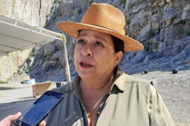 La doctora Belinda Espinoza Chávez, paleontóloga y docente, destacó la importancia geológica del Cañón de San Lorenzo, y llamó a preservar sus formaciones rocosas.