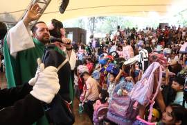 La celebración se realizó con motivo del inicio del nuevo ciclo escolar y de la catequesis infantil.