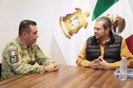 El General de Brigada, Jesús Alejandro Adame Cabrera, reiteró la disposición de la Sexta Zona Militar para continuar con operativos estratégicos en la región.