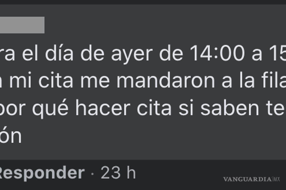 $!‘Se va todo el día en esto’; saltillenses se quejan porque no se respeta cita para recoger placas