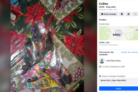 Anuncios de pirotecnia camuflados en Facebook Marketplace.