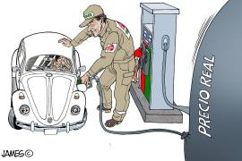 Gasolina, a 24 pesos todavía