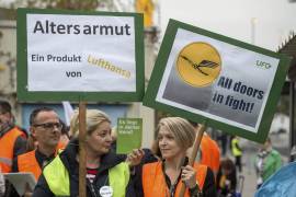 Lufthansa cancela 290 vuelos por la huelga de personal de cabina