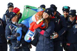 Italiana le arrebata el oro a Lindsey Vonn en el descenso libre