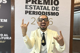Humberto Vázquez Galindo obtuvo un reconocimiento por su obra El Diablo y yo nos entendemos en el Concurso Iberoamericano de Cuento y Novela Elena Poniatowska Amor.