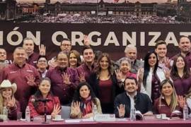 El hijo del expresidente López Obrador no hizo declaraciones a la prensa ni habló en el evento de Morena celebrado en Nuevo León