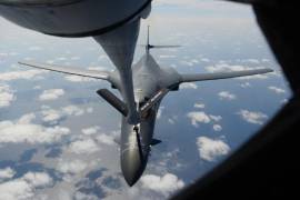 Un posible ataque iraní con drones causó la salida de aviones de EU de una base aérea británica