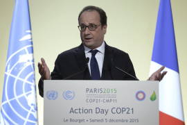 Acuerdo sobre clima implica superar intereses nacionales: Hollande