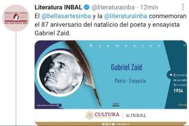 INBAL rinde homenaje a Gabriel Zaid con foto de Tomás Segovia