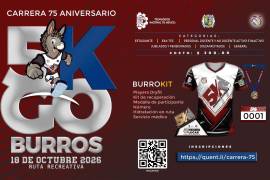 El Tecnológico de Saltillo espera reunir a alrededor de 3 mil 500 corredores en la Go Burros 5K, organizada por su 75 aniversario.