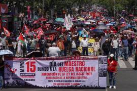 La CNTE sostuvo que el aumento salarial “es raquítico para la inflación” y afirmó que no representa una verdadera revalorización del magisterio.