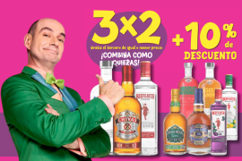 Dentro de la promoción se encuentran las marcas Chivas, Absolut Vodka y Beefeater Gin