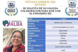 La Fiscalía solicitó el apoyo de la ciudadanía para aportar información que permita ubicar a Ana Erika Martínez Ballesteros, de 52 años de edad.