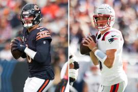 Drake Maye y Caleb Williams protagonizarán el Thursday Night Football de la Semana 7, cuando Patriots visite a Bears en Chicago.