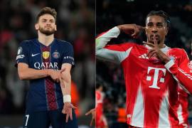 Khvicha Kvaratskhelia y Michael Olise fueron protagonistas ofensivos en una Semifinal de alto voltaje, al aparecer en el marcador durante el triunfo 5-4 del PSG sobre Bayern Múnich en la Ida de Champions League.