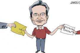 Pío López Obrador: El que da, recibe