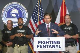 Hace días el gobernador, el republicano Ron DeSantis, pidió al Congreso estatal una ley para cargar con las pistolas en público en Florida. FOTO: