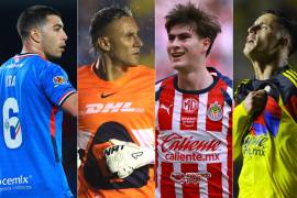 Érik Lira, Keylor Navas, Armando González y Brian Rodríguez representan el resurgir de los cuatro grandes en el Apertura 2025: solidez, liderazgo y goles que devolvieron a Cruz Azul, Pumas, Chivas y América al protagonismo de la Liguilla.