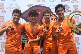Cuatro jugadores originarios de Saltillo conquistaron el título nacional de rugby CONADEIP con los Leones de la Universidad Anáhuac Querétaro.