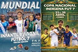 Con estos dos torneos, México fortalece su presencia como sede del Futbol 7 infantil y juvenil