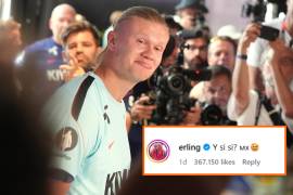 El futbolista noruego Erling Haaland se convirtió en tendencia en las redes sociales de México tras reaccionar con el icónico modismo nacional “¿Y si sí?”, desatando la locura entre los fanáticos del balompié.