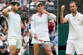 Carlos Alcaraz, Daniil Medvedev y Donna Vekic triunfaron en sus respectivos partidos de los Cuartos de Final de Wimbledon.