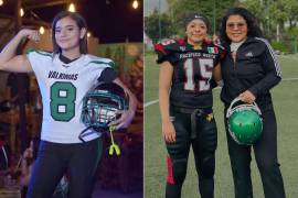 Ángela, Alisson y Carolina, jugadoras de Valkirias Saltillo, rumbo a representar a México en Brasil.
