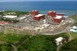 La planta de energía nuclear Laguna Verde en Veracruz, mencionada por Sheinbaum como operativa, pero sin planes de expansión nuclear en México.