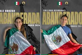 Alejandra Orozco y Emiliano Hernández serán los encargados de llevar la bandera de México en la ceremonia de inauguración de París 2024.