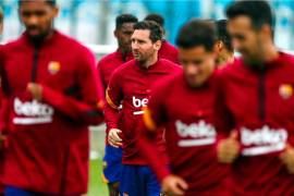 Messi tuvo su primer entrenamiento bajo el mando de Ronald Koeman