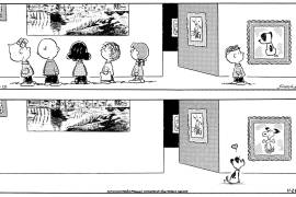 Tira cómica de “Peanuts” creada por Charles M. Schulz en 1999.