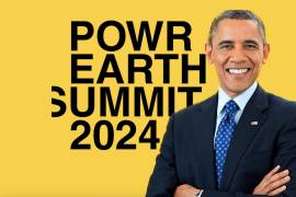 El expresidente de Estados Unidos, Barack Obama, participó en la conferencia Powr Earth Summit sobre transición energética que se llevó acabo en París, Francia.