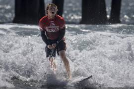 Alan Cleland colocó su nombre como el mejor surfista de la competencia luego de ganar el US Open.