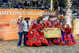 Las escaramuzas se hicieron acreedoras a un premio de $367,500.00 pesos al ganar el primer lugar de la contienda.