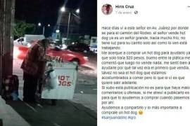 Don Abel no vendía un solo hot dog en las frías calles de Querétaro y... ¡le cayeron las redes sociales! (video)