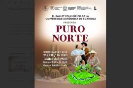 El Grupo de Ballet Folclórico de la UAdeC presentará “Puro norte” el 21 de febrero en el Teatro del IMSS.
