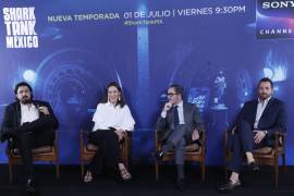 (De i-d) Los empresarios Amaury Vergara, Marisa Lazo, Braulio Arsuaga y Alejandro Litchi en la Ciudad de México (México).