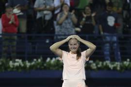 ¡'Bomba' en Dubai! Kasatkina elimina a Muguruza