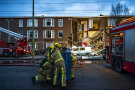 Explota edificio en La Haya: 9 heridos