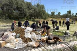 FGR incinera más de media tonelada de drogas.