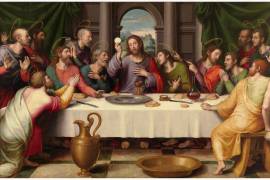 “La última cena” de Juan de Juanes. 1555-1562.