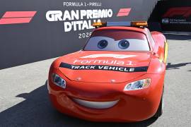 La réplica de Rayo McQueen dará una vuelta de honor en Monza como parte de las actividades del Gran Premio de Italia 2026.