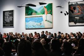 &quot;Portrait of an Artist (Pool With Two Figures)” de David Hockney bate récord se vende por 90.3 mdd