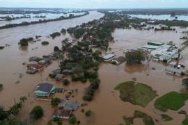 La presencia de más ríos en el sur de Brasil ha magnificado los efecto del paso del ciclón.